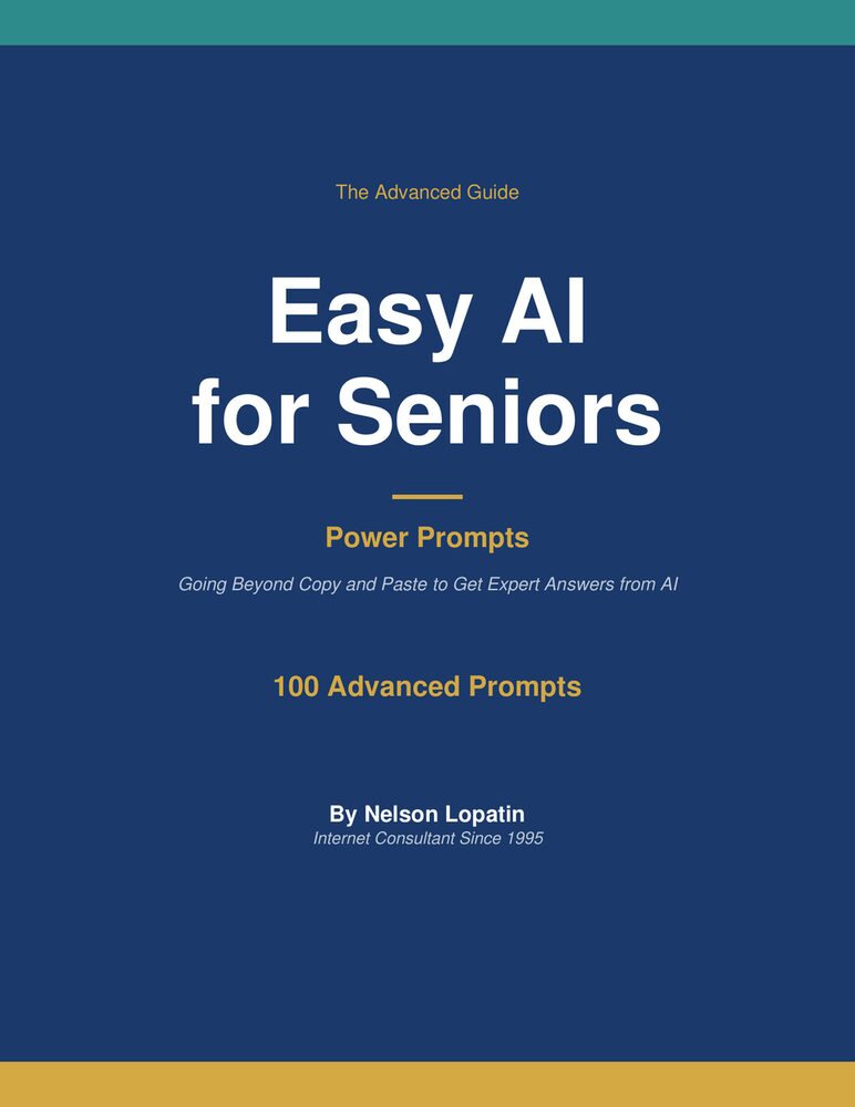 Cover of Easy AI for Seniors: Power Prompts